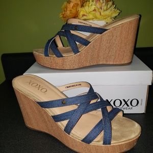 XOXO wedge heels 8.5 med